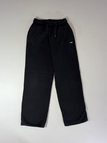 National Geographic Wide Leg Fleece Sweatpants – Black (W:24)  (L:39)