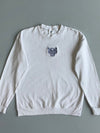 DC Perfect Cut Tiger Embroidered Ribbed Crewneck Sweatshirt (M)