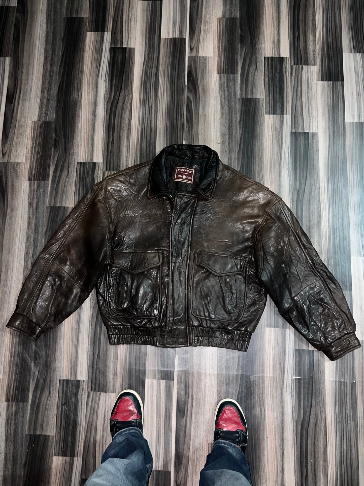 ZANDREW MARC* Super Premium Original Leather (RARE) (XL/2XL