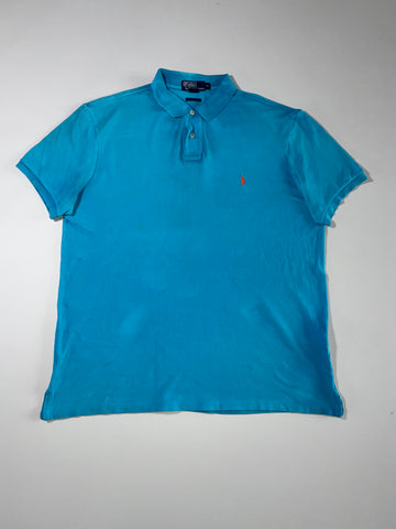 Polo Ralph Lauren Custom Fit Polo (Turquoise)(2XL)