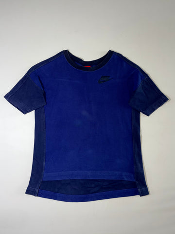 Nike Sportswear Royal Blue Pique Tee – Dipped Hem  (2XL)