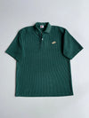 Nike Airliner Polo Nike Airliner Vintage Ribbed Polo Shirt Green (Xl)