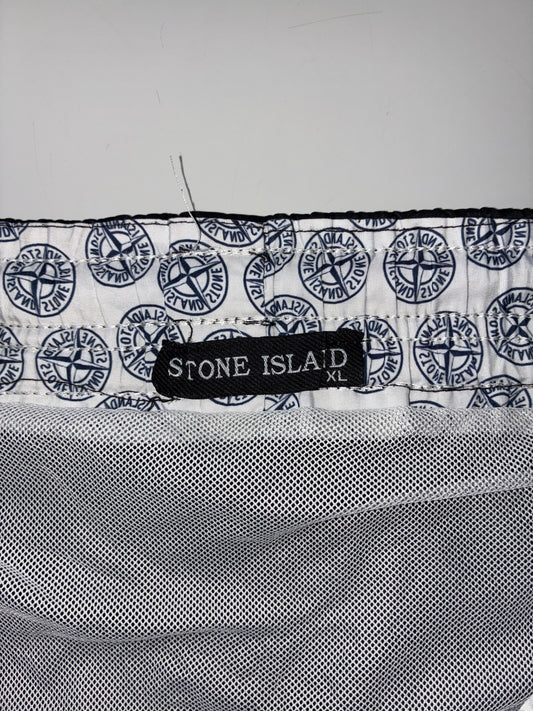 Stone Island Logo Patch Swim Shorts (W:40) (L:16)