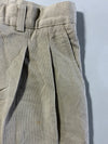 Vintage Big Train Beige Pleated Trousers (W:36) (L:39)
