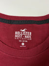 Hollister | Maroon Must-Have Crew Neck Tee | (2XL)
