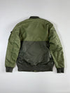 Authentic Feltics MA-1 Flight Bomber Jacket – Olive/Orange Quilted Lining (L)