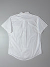 Tommy Hilfiger White Short Sleeve Button-Up Shirt – Classic Fit, (M/L)