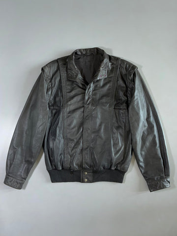 Super Premium Original Leather Bomber (Detechable Arms) Jacket (M/L)