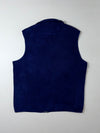 Patagonia Synchilla Fleece Vest – Navy Blue, Full-Zip (M)