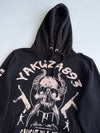 Yakuza893 | Black Caught In A Circle Graphic Hoodie | (S/M)