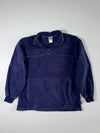 Vintage Adidas Golf Navy Fleece Quarter Zip Pullover (2XL)