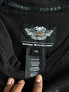 Harley-Davidson Genuine MotorClothes L/S Pullover | Black & Grey Colorblock | Bar & Shield | 3XL
