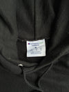 Champion Eco Authentic Black Blank Hoodie — Size M