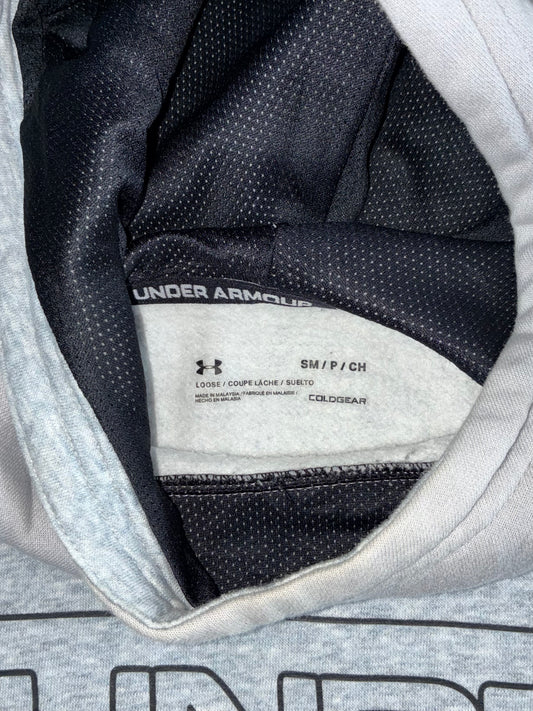 Under Armour Grey Graphic Hoodie (M)