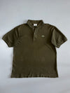 Vintage Lacoste Classic Piqué Polo T-Shirt Olive Green | 100% Cotton (L)