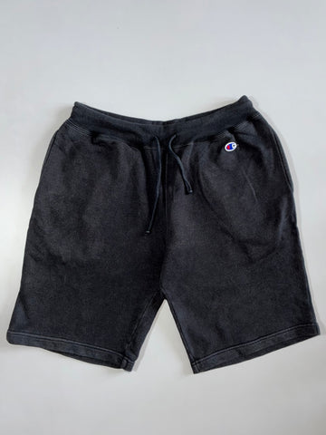 Champion Black Washed Sweat Shorts Elastic(W:30|L:19)