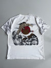 Japanese Wave Print Graphic T-Shirt (2XL)