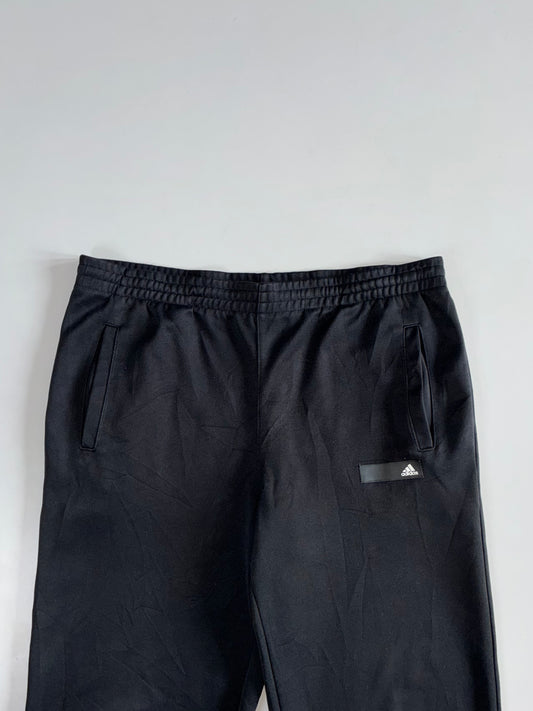Adidas Black Track Pants Blue Stripe (W:36|L:41)