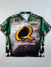 Vintage NHRA Qpower.com Leaf Racewear Drag Racing Pit Crew Shirt(2XL/3Xl)