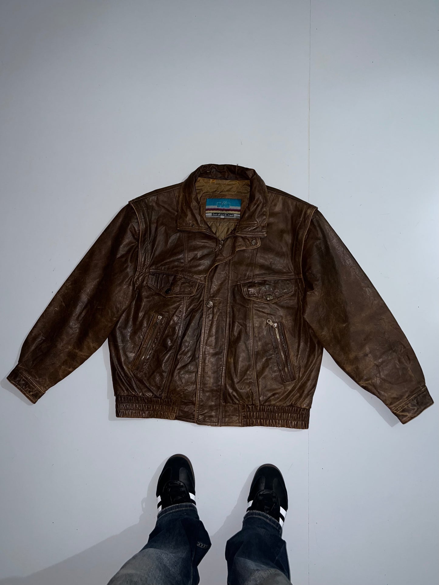 ! ! ! ! Super Premium Detachable Arms Original Leather (XL/2XL)