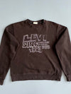 Levi’s Brown Graphic Crewneck Sweatshirt | Vintage Levi Strauss Pullover (S)