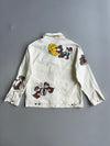 Hong Kong Disneyland Chip ‘n’ Dale All-Over Print Cream Denim Jacket (L)