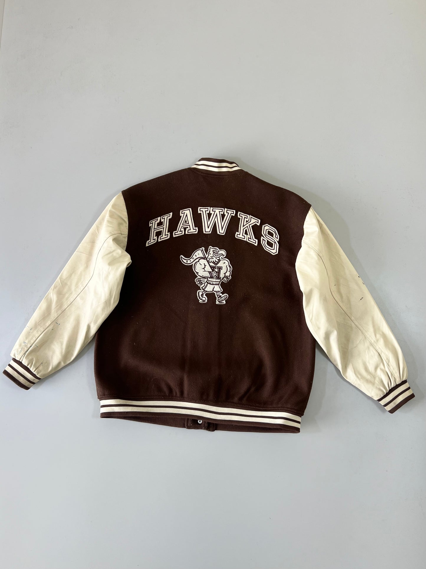 ZSuper Premium Varsity Jacket Original Leather (M)