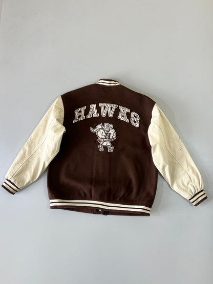 ZSuper Premium Varsity Jacket Original Leather (M)