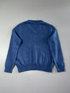 Polo Ralph Lauren Blue Heather V-Neck Knit Sweater – (S)