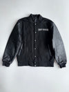Premium Dragon Embroidered Varsity Jacket With Leather Sleeves (M/L)