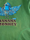 Banana Monkey Green Graphic Hoodie (M)