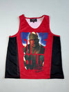 Vintage WWF Attitude Stone Cold Red Mesh Tank Top (L)