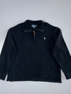 10.Polo Ralph Lauren | Quarter Zip Pullover | Black| 2XL