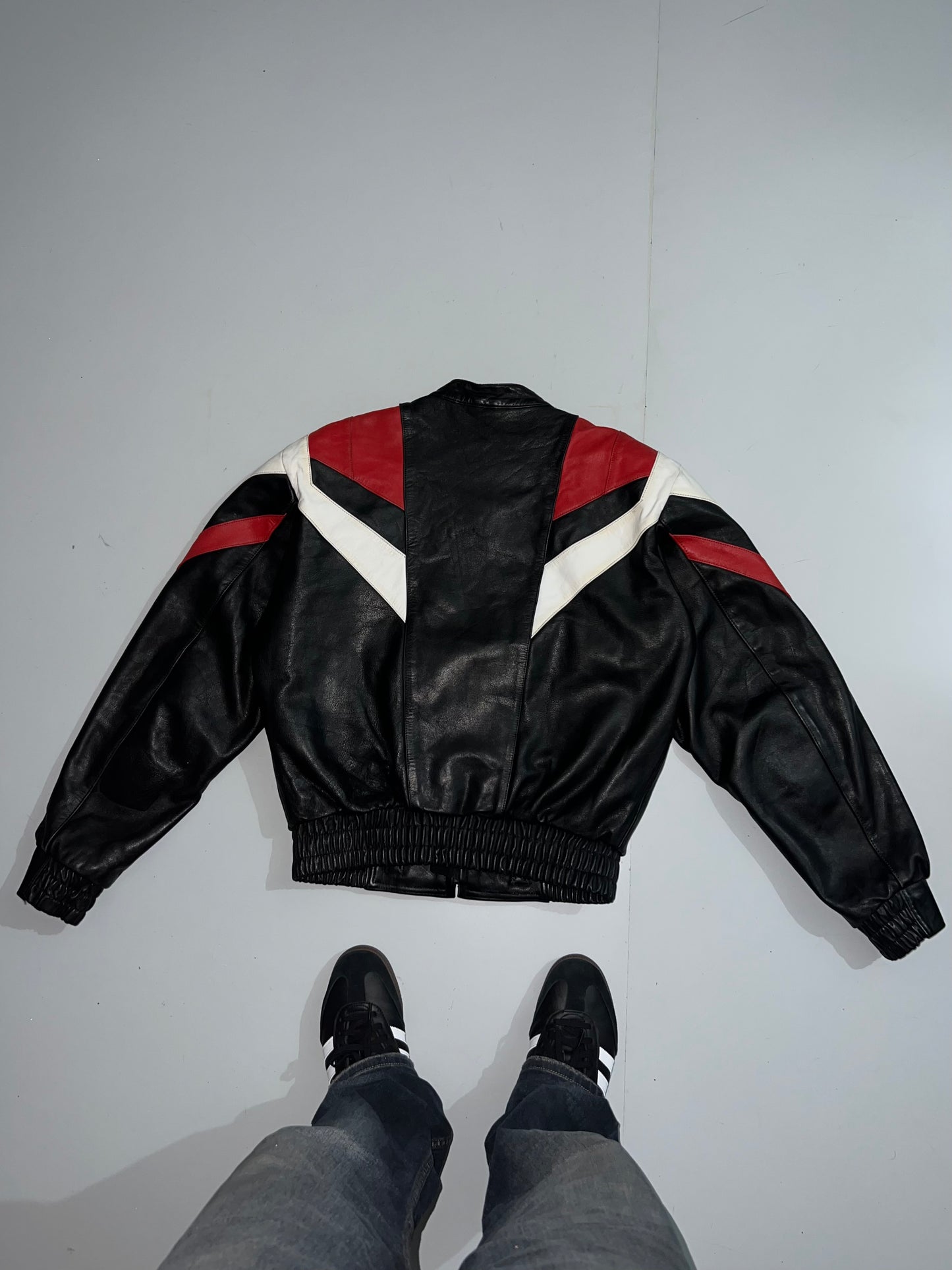 ZSuper Premium Original Leather Racing Jacket (RARE FIND) (M/L)