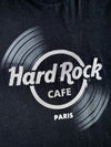 Hard Rock Cafe Paris Vinyl Record Graphic 100% Cotton Tee – (M)