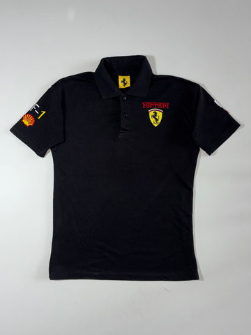Ferrari | Black F1 Team Polo (M/L)