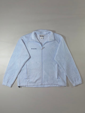 Columbia Light Blue Fleece Full-Zip Jacket – Women’s (XL)