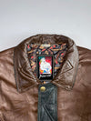 Picasso Art Colourblock Leather Jacket (XL)