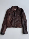 Kocca | Leather Multi-Pocket Jacket Brown Women’s (Xs)