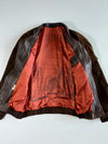 Munper Spain Two-Tone Suede Bomber Jacket (2XL)