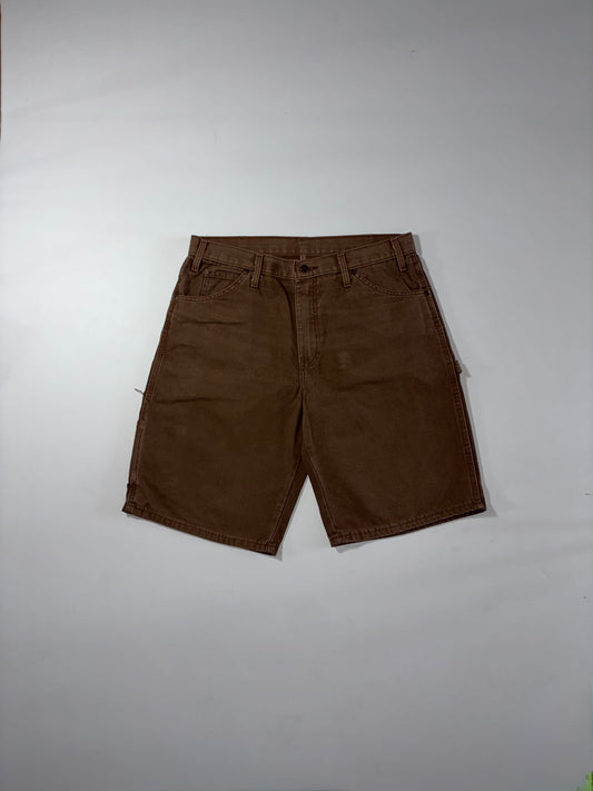 Dickies Brown Carpenter Shorts (W:35) (L:23)