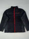 Spyder Black Knit Fleece Full-Zip Jacket (S)
