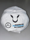 Mercedes-Benz F1 Cap – White Lewis Hamilton Edition (Adjustable)