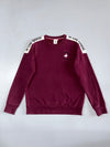 Le Coq Sportif Maroon Taped Logo Sweatshirt (M)