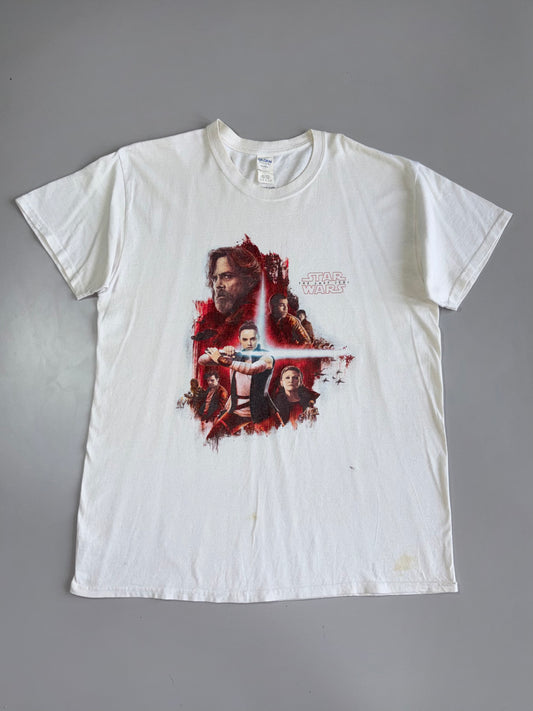 Vintage Premium Star Wars Graphic Printed T-Shirt (L)
