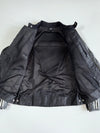 Super Premium Original Genuine Leather Racing Jacket with Back Protection (L)
