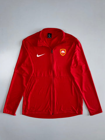 Nike Dri-FIT FC Lescar Football Club Full Zip Track Jacket | Red Swoosh Soccer Training Top (L)