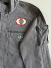 Adidas Originals Grey Ripstop Utility Jacket with “World Wide (L/Xl)