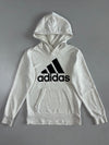 Adidas Grey Big Logo Hoodie (M)
