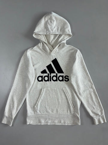 Adidas Grey Big Logo Hoodie (M)